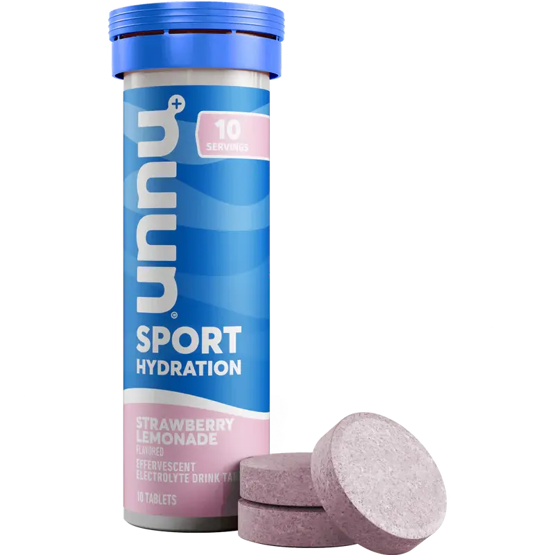 Nuun Tube Upright with Tabs Strawberry lemonade